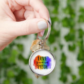Love Peace Pride Sleutelhanger (Hand)