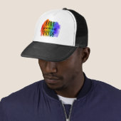 Love Peace Pride Trucker Pet (In situ)