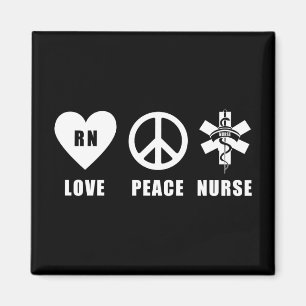 Love Peace RN Magneet