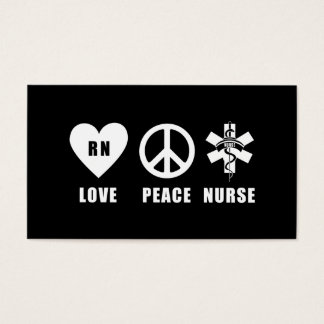 Love Peace RN Visitekaartje