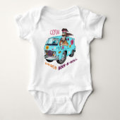 Love Peace Rock N Roll Romper (Voorkant)