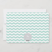 Love Peace Script Blue Band Modern 6 Foto Feestdagenkaart (Achterkant)