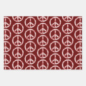 Love Peace Sign-Collectie Inpakpapier Vel (Voorkant)