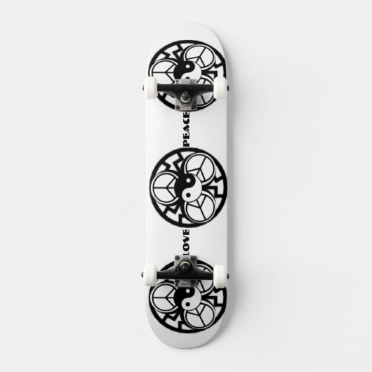 Love Peace Skateboard (Voorkant)