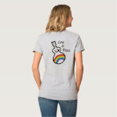 Love & Peace Uke T-shirt (Achterkant volledig)
