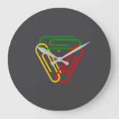 Love - Peace - Unity Grote Klok (Voorkant)