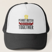 Love Peanut Butter Funny Foodie Design Trucker Pet (Voorkant)