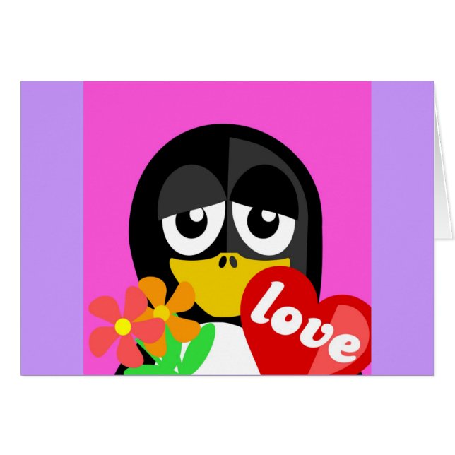 LOVE PENGUIN (Voorkant Horizontaal)