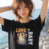 LOVE × PENGUIN - Custom  T-shirt