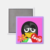 LOVE PENGUIN MAGNEET (Voorkant / Achterkant)