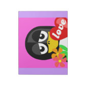 LOVE PENGUIN NOTITIEBLOK (Linkerzijde)