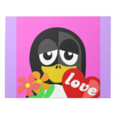 LOVE PENGUIN NOTITIEBLOK (Voorkant)