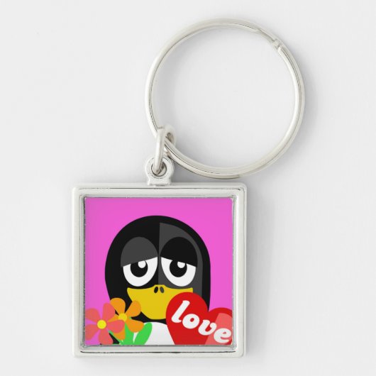 LOVE PENGUIN SLEUTELHANGER (Voorkant)