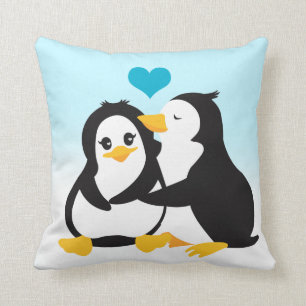 Love Penguins Pillow Kussen
