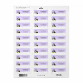 Love Penguins Return Address Labels (Full Sheet)