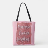 Love Peppermint Flavouw Alles Tote Bag (Achterkant)
