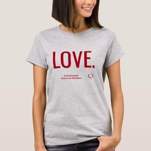 Love (period) T-Shirt (Voorkant)