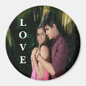 Love Personalized Photo Magnet (Voorkant)
