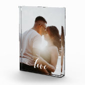 Love Personalized Photo Valentijn Jubileum Fotoblokken (Rechts)