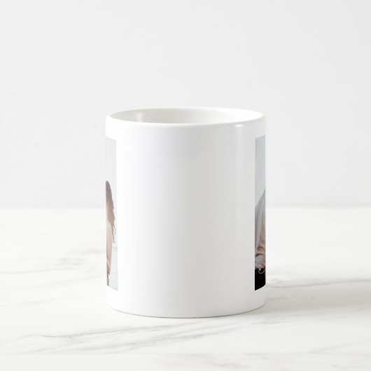 Love Personalized Photo Valentijn Jubileum Koffiemok (Center)