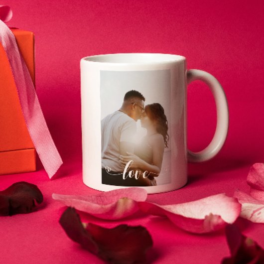 Love Personalized Photo Valentijn Jubileum Koffiemok