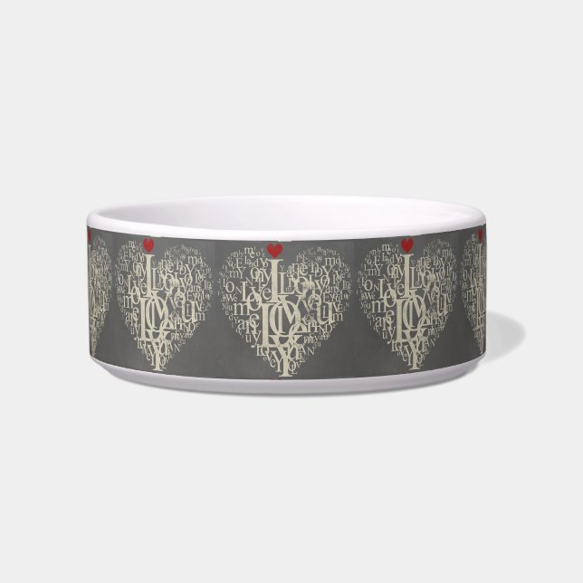 Love Pet Bowl Voerbakje (Voorkant)