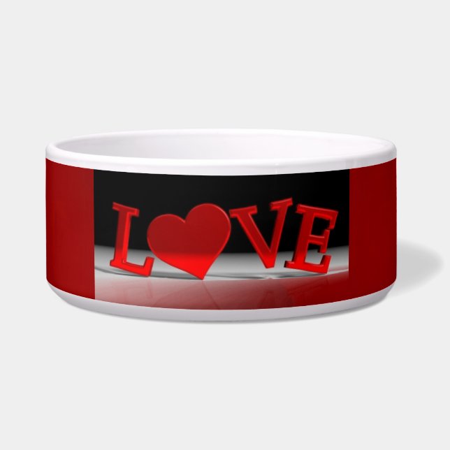 Love Pet Bowl Voerbakje (Voorkant)