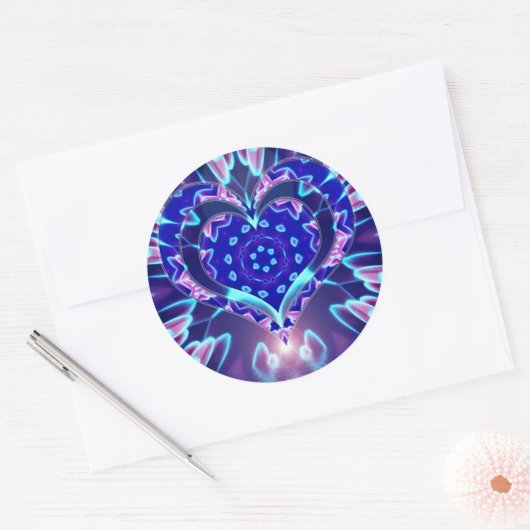 LoVe PeTaLS-Sticker Ronde Sticker (Envelop)