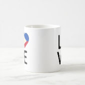 Love - Philippines Flag Koffiemok (Center)