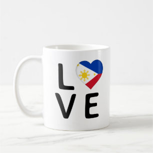 Love - Philippines Flag Koffiemok