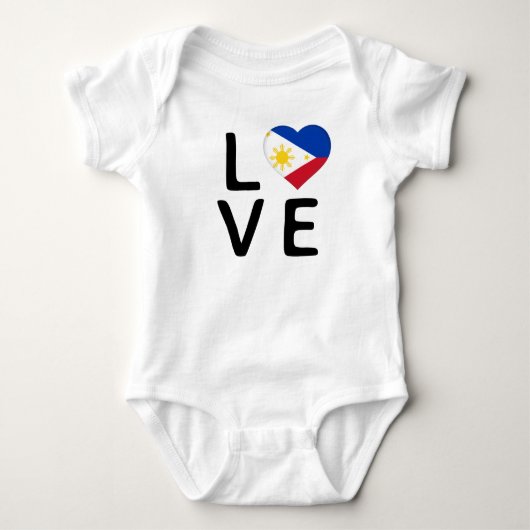 Love - Philippines Flag Romper (Voorkant)