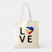 Love - Philippines Flag Tote Bag (Achterkant)