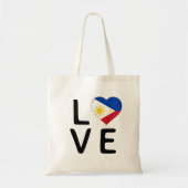 Love - Philippines Flag Tote Bag (Voorkant)