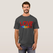 Love Philippines retro T-shirt (Voorkant volledig)