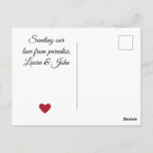 Love Photo Briefkaart (Achterkant)