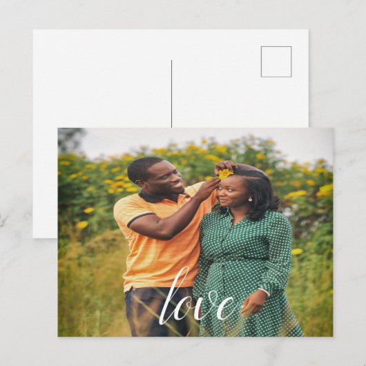 Love Photo Briefkaart (Voorkant / Achterkant)