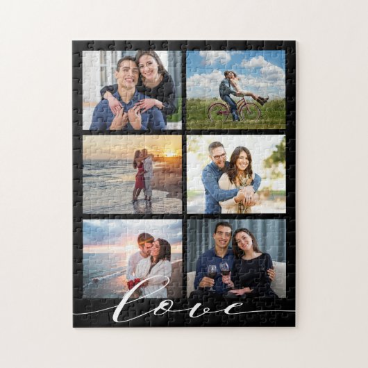 Love Photo Collage Legpuzzel (Verticaal)