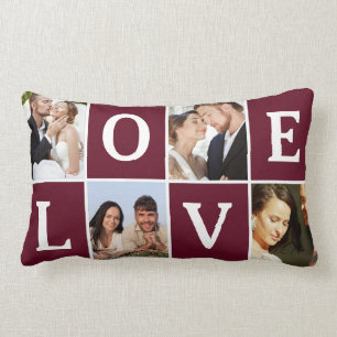 Love Photo Collage Valentijnsdag Kussen