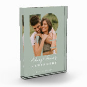 Love Photo Eenvoudig Modern Gepersonaliseerd Gift  Fotoblokken (Links)