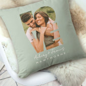 Love Photo Eenvoudig Modern Gepersonaliseerd Gift  Kussen