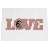Love Photo Gift Bag Groot Cadeauzakje (Voorkant)