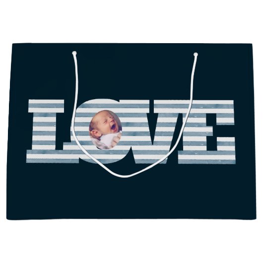 Love Photo Gift Bag Groot Cadeauzakje (Voorkant)