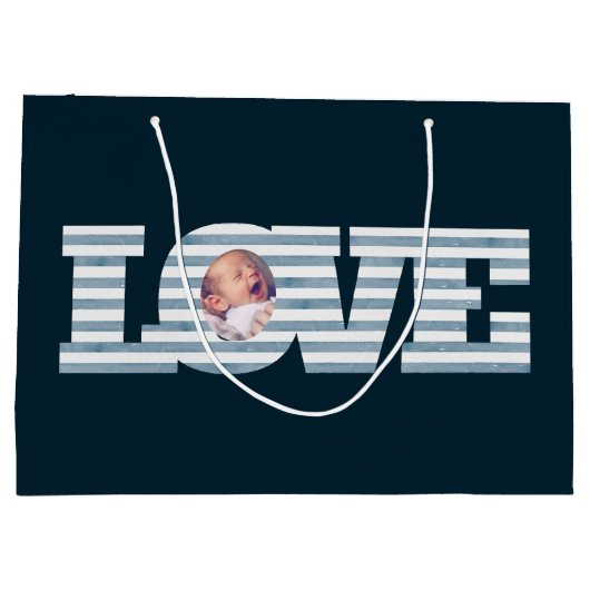 Love Photo Gift Bag Groot Cadeauzakje (Achterkant)