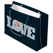 Love Photo Gift Bag Groot Cadeauzakje (Voorkant Gekanteld)