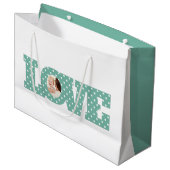 Love Photo Gift Bag Groot Cadeauzakje (Voorkant Gekanteld)