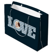 Love Photo Gift Bag Groot Cadeauzakje (Achterkant Gekanteld)