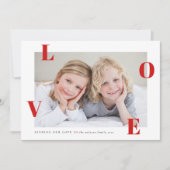 Love Photo Happy Valentine's Day Feestdagenkaart (Voorkant)