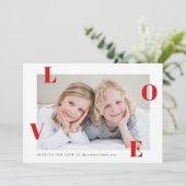 Love Photo Happy Valentine's Day Feestdagenkaart (Staand voorkant)