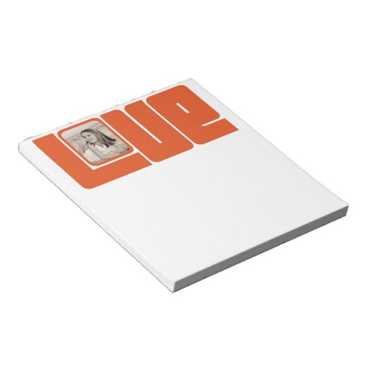 Love Photo Notitieblok (Schuin)