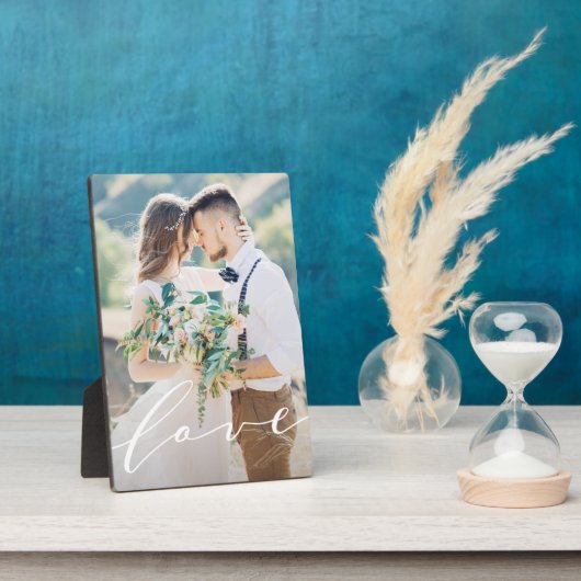 Love Photo Plaque Fotoplaat (Zijkant)
